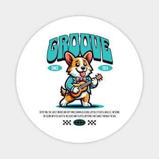 Groove, Ukulele Corgi, Musical Magnet